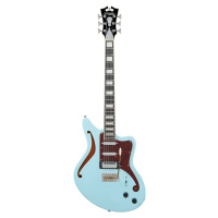 D'Angelico Offset Semi-Hollow Sky Blue