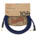 Fender Festival Instrument Cable 10' Cotton Blue Dream