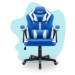 Dětská hrací židle HC - 1001 modrá a bílá