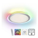 LEUCHTEN DIREKT is JUST LIGHT LED stropní svítidlo ploché 45x45cm, kruhové, bílé, stmívatelné, h