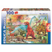 Puzzle pro děti Junior Dinosaurus Educa 100 dílů 13179 barevné