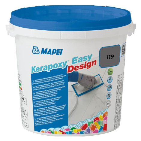 Spárovací hmota Mapei Kerapoxy Easy Design londýnská šedá 3 kg R2T MAPXED3119