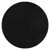 Hanse Home Collection koberce Kusový koberec Fancy 103004 Schwarz - černý kruh - 200x200 (průměr
