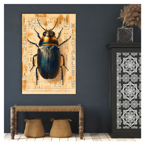 Egyptský obraz - Skarabeus DUBLEZ