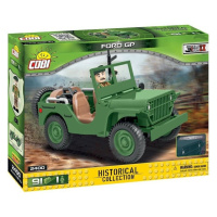 Cobi 2400 small army ii ww: terénní automobil ford gp, 91 k, 1 f