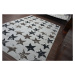 Dywany Lusczow Kusový koberec LISBOA 27219/975 hvězda hnědý