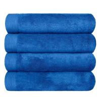 SCANquilt ručník MODAL SOFT stř. modrá 50 × 30 cm