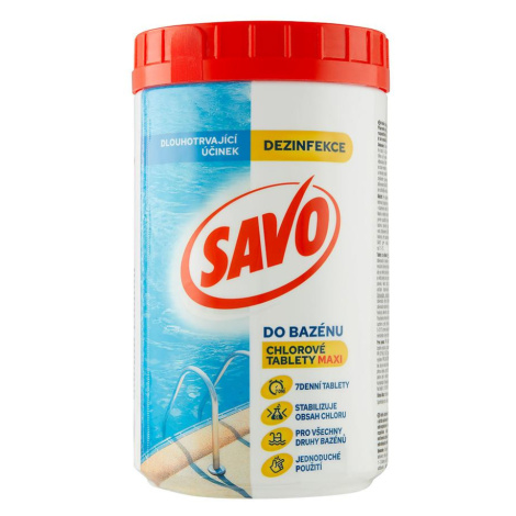 SAVO chlórové tablety MAXI 1,2kg 676515 BAUMAX
