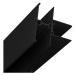 Ravak AT profil 198 černá, spojovací T profil pro vytvoření více sprchových boxů s mezistěnami