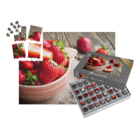 SMART SORTED® | Puzzle 1000 dílků „Čerstvé jahody“