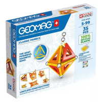 GEOMAG Classic Panels oranžová 35 dílků Eko magnetická STAVEBNICE