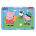 Baby puzzle Šťastné prasátko Peppa 2v1