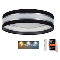 LED Stmívatelné stropní svítidlo SMART CORAL LED/24W/230V Wi-Fi Tuya černá + DO