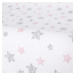 CEBA Potah na přebalovací podložku 50x70-80 cm 2 ks Candy Pink+Pink Stars