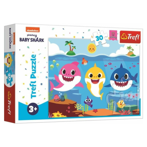 Puzzle Baby Shark: Podmořský svět žraloků Trefl