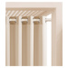 Dekorační terasový závěs s kroužky TARAS krémová 180x250 cm (cena za 1 kus) MyBestHome