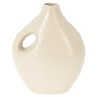 Porcelánová váza Rhonda krémová, 16 x 20 x 8,5 cm