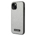 Karl Lagerfeld KLHCP14MG2ELS hard silikonové pouzdro iPhone 14 PLUS 6.7" silver Glitter Plaque L