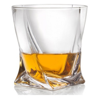 Crystalite Bohemia Sklenice na whisky QUADRO 340 ml, 6 ks