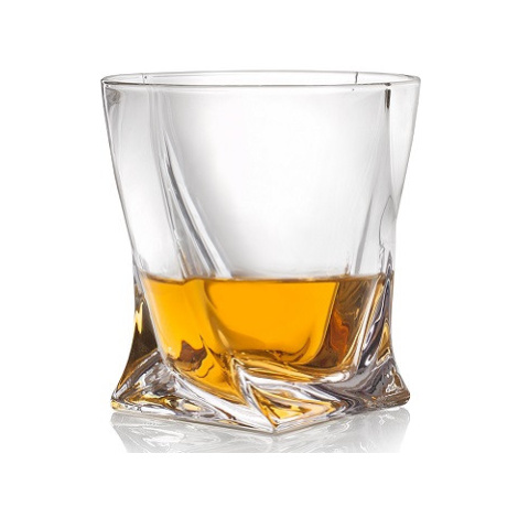 Crystalite Bohemia Sklenice na whisky QUADRO 340 ml, 6 ks