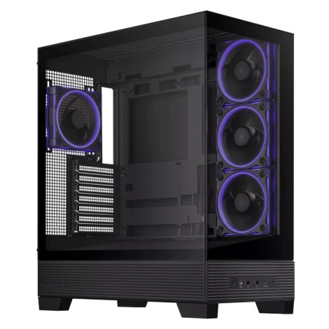 ASUS case A31 PLUS TG ARGB FANS black
