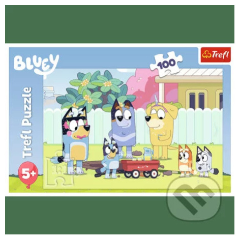 Trefl Puzzle 100 - Bluey / BBC - puzzle z kategorie 60 - 300 dílků