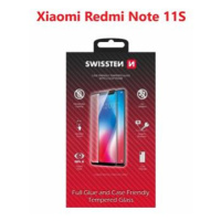 Tvrzené sklo Swissten Full Glue, Color Frame, Case Friendly pro Xiaomi Redmi Note 11s, černá