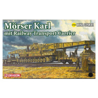 Model Kit military 14132 - Mörser Karl mit Railway Transporter Carrier (1: 144)
