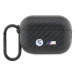 Pouzdro BMW AirPods Pro 2 gen cover Black Carbon Double Metal Logo (BMAPWMPUCA2)