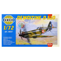 SMĚR Model letadlo Dewoitine D520 1:72 (stavebnice letadla)