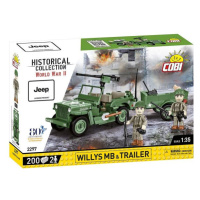 Cobi Willys MB s přívěsem, 1:35, 200k, 2f