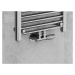 MEXEN/S G00 úhlová termostatická souprava pro radiátor + krycí rozeta R, Duplex, DN50, chrom W90