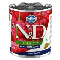 N&D Dog Quinoa ad. weight mngmnt Lamb & Brocolli 285 g