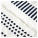 Pléd - deka | PARAT |bavlna v tmavě modrém prošívání | 130x170 | 840062 Homla