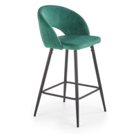 Barová židle CHITUNDO, tmavě zelená