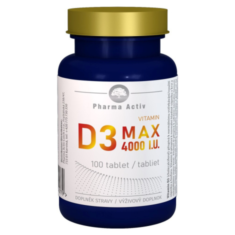 Vitamin D3 MAX 4000 I.U. tbl.100