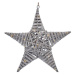 Dekorace vánoční LED SOLIGHT 1V246 ratanová hvězda
