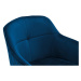 Židle s područkami EMMA, Modrá