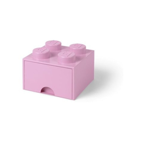 LEGO 40051738 Room Copenhagen Úložný box s šuplíkem 250x250x180mm - světle růžová