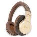 Sluchátka Guess Bluetooth on-ear headphones brown 4G Script (GUBH604GEMW)