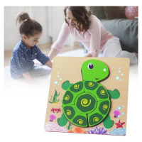 4L Dřevěné puzzle pro nejmenší - želva