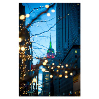 Fotografie Christmas in the city, Empire State Building, Stephen Simpson, 26.7 × 40 cm