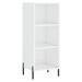 vidaXL Skříň highboard bílá s vysokým leskem 34,5x34x180 cm kompozit