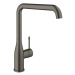 Dřezová baterie Grohe Essence New s otočným raménkem Brushed Hard Graphite 30269AL0