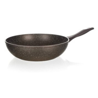 BANQUET Pánev Wok s nepřilnavým povrchem Premium Dark Brown 28 × 7,8 cm