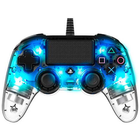 Nacon Gamepad Compact Controller Clear Blue (PS4) BigBen