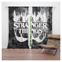 Sablio Závěs Stranger Things White: 2ks 140x250cm