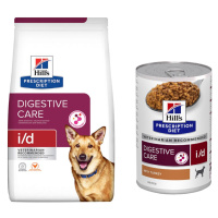 Hill's Prescription Diet 12 kg + Hill´s Prescription Diet 3 x konzerva - Diet i/d Digestive Care