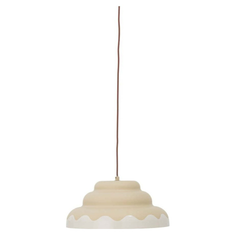 Krémové závěsné svítidlo s kovovým stínidlem ø 40 cm Lacya – Bloomingville