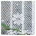Dekorační metrážová vitrážová záclona CVETA bílá výška 70 cm MyBestHome Cena záclony je uvedena 
